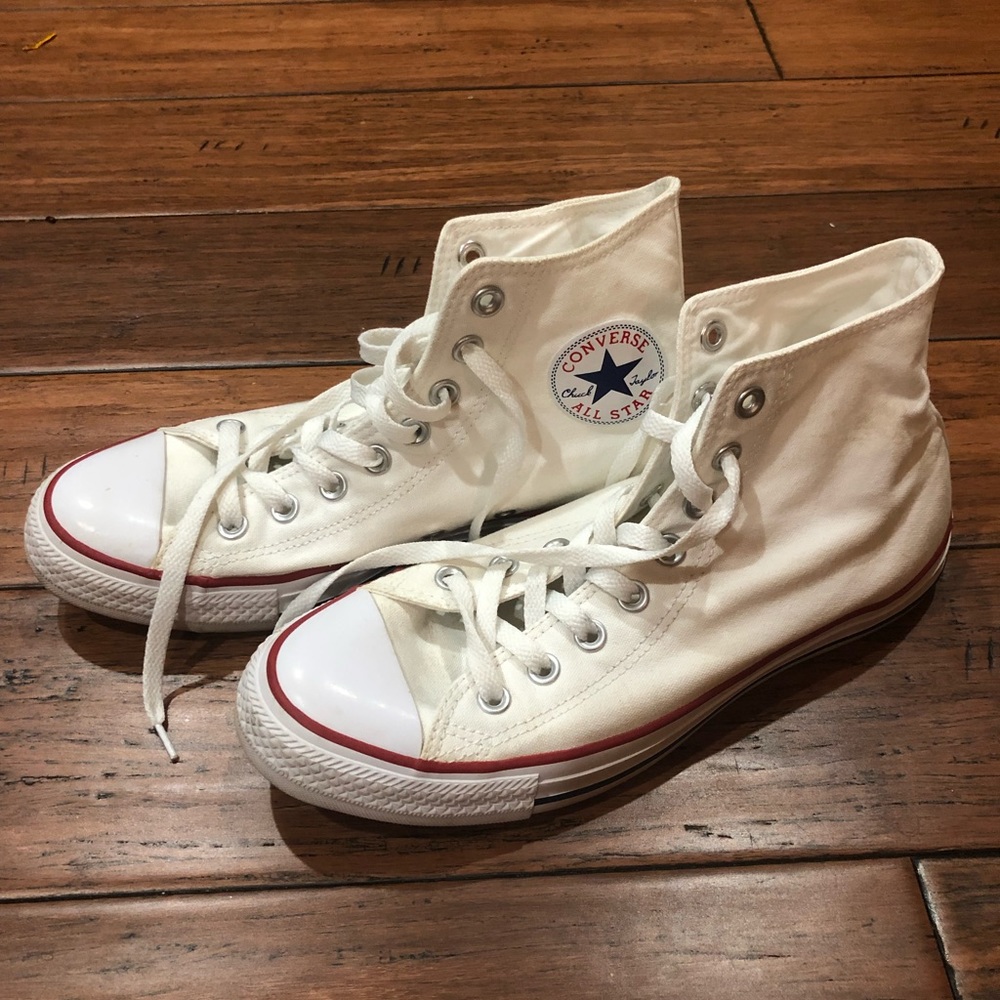 Women’s White Hightop Converse